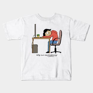 Hard Day At Work English Kids T-Shirt